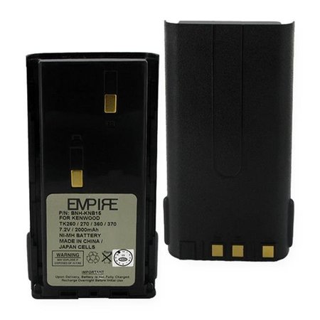 EMPIRE Empire BNH-KNB15 7.2V Kenwood KNB-15A Nickel Metal Hydride Batteries - 14.4 watt BNH-KNB15